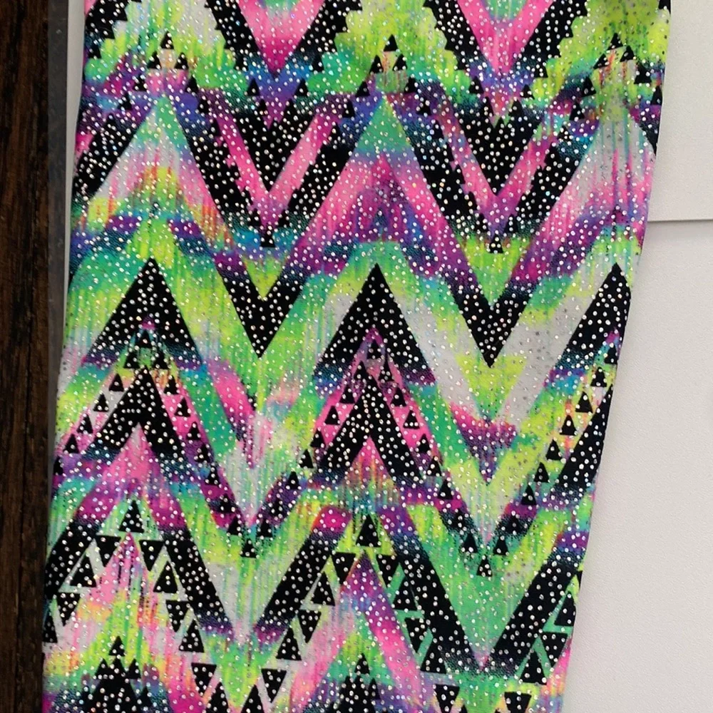 Girls Dori creations capri leggings 6x - Picture 2 of 8